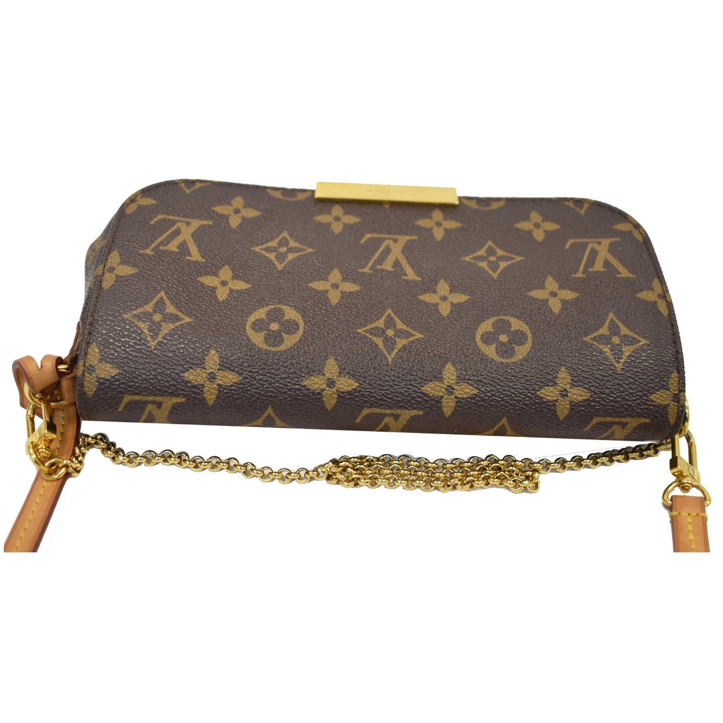 Louis Favorite Pm Crossbody Bag Canvas Monogram Brown 6