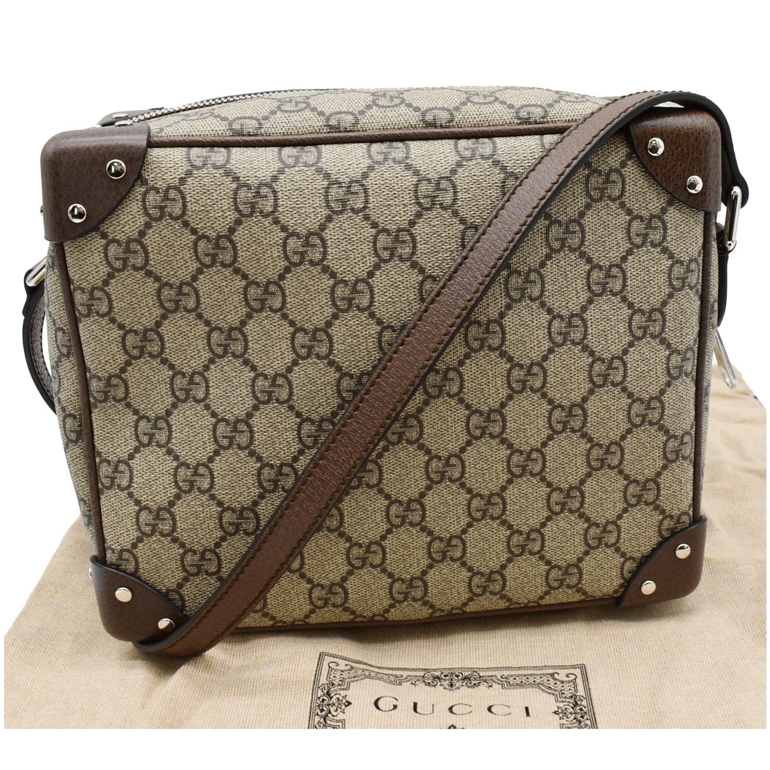 Gucci Supreme Shoulder Bag Canvas Monogram