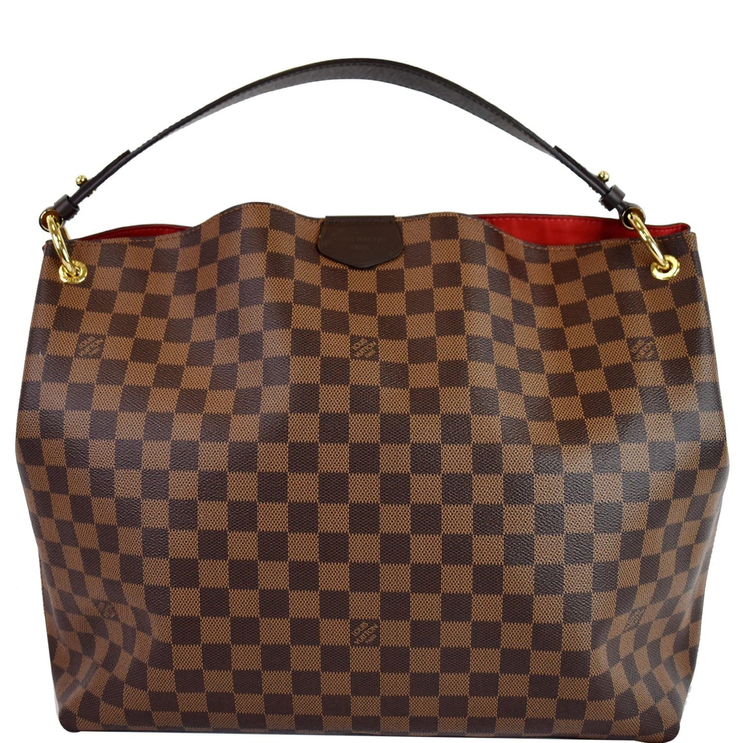 Louis Graceful Mm Damier Ebene Shoulder Bag Brown Brown 2