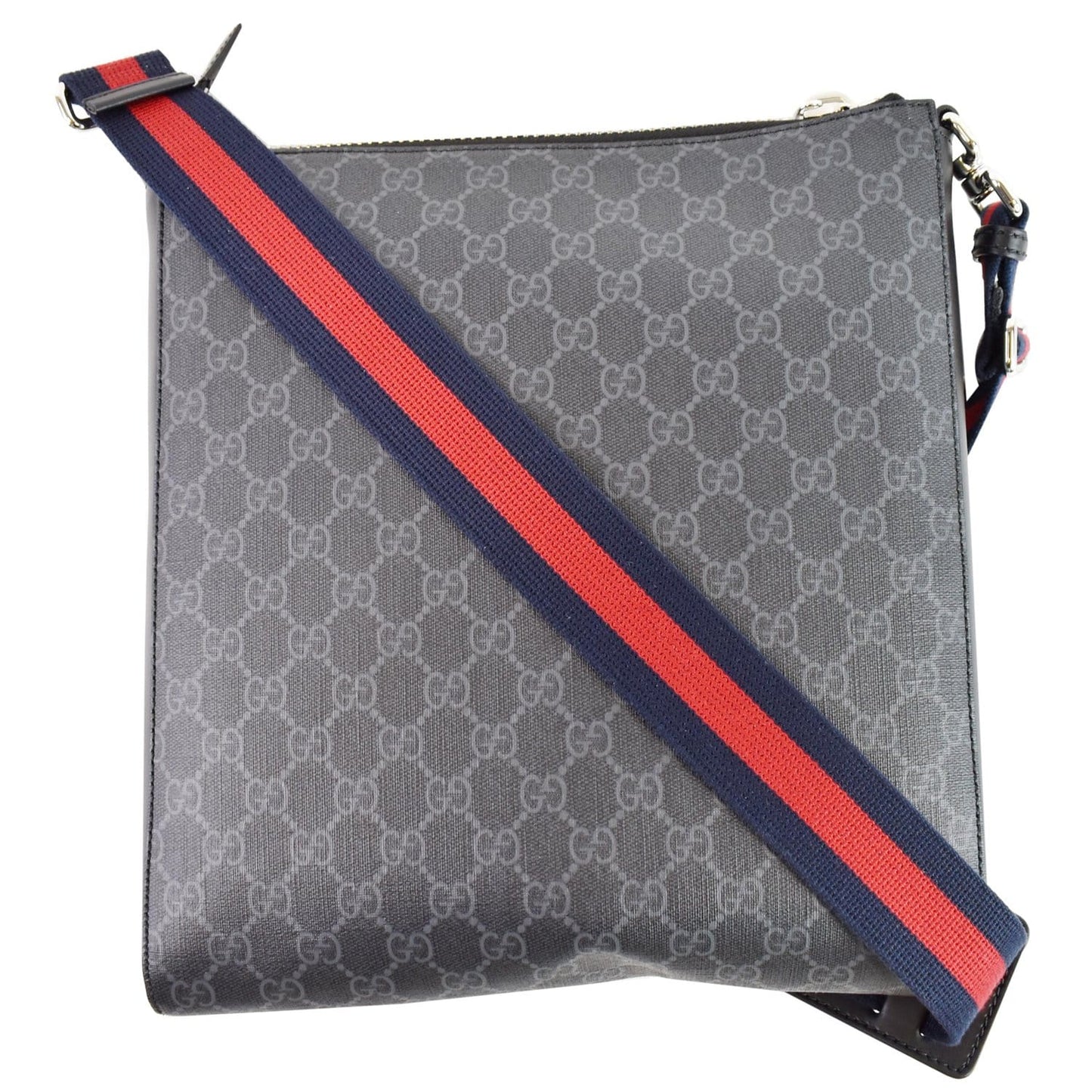 Gucci Supreme Square Messenger Bag Black Crossbody Bag
