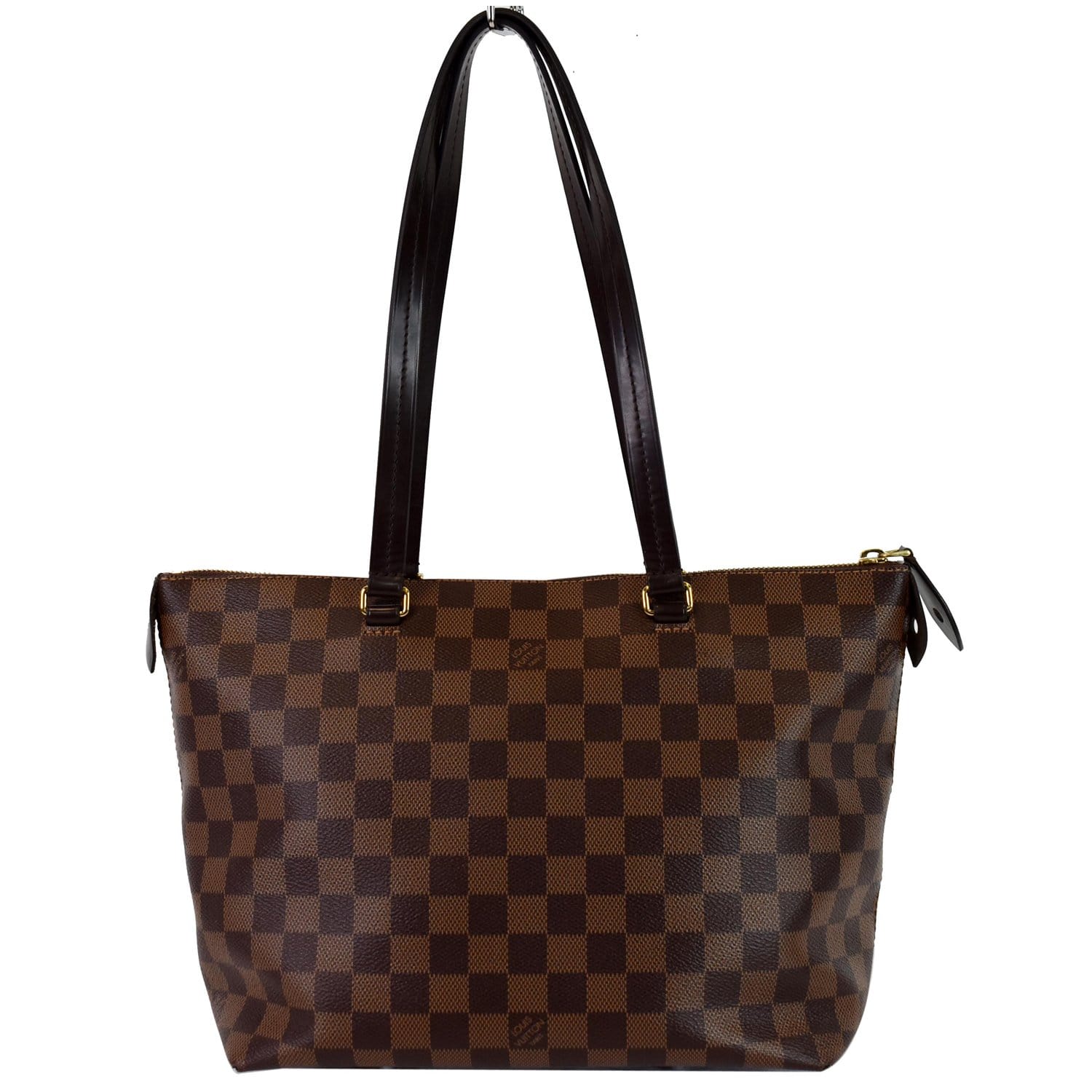Louis Iena Pm Damier Ebene Shoulder Bag Brown