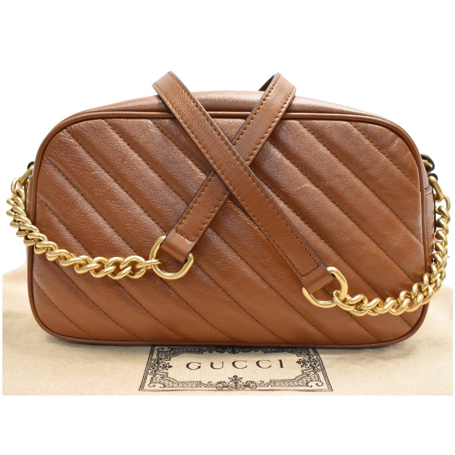 Gucci Marmont Small Shoulder Bag Leather Matelasse