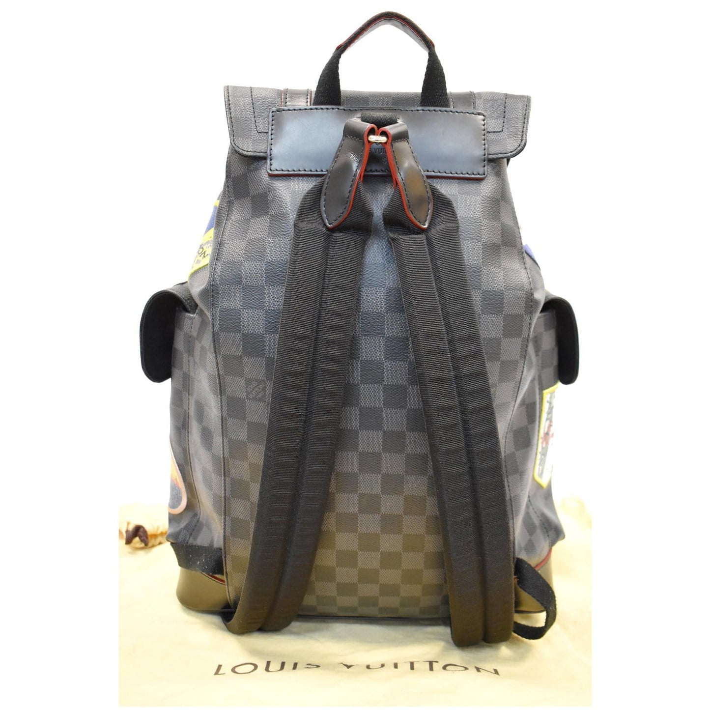 Louis Alps Christopher Patch Damier Graphite Backpack Black