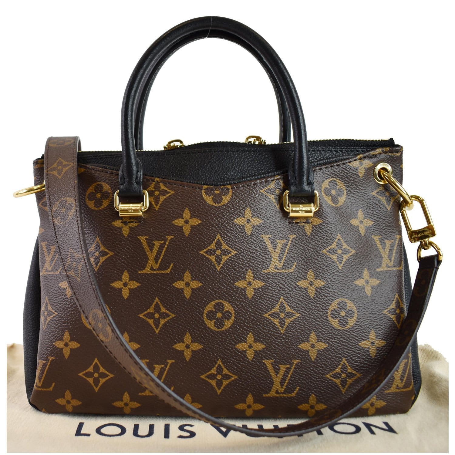 Louis Pallas Bb Shoulder Crossbody Bag Canvas Monogram