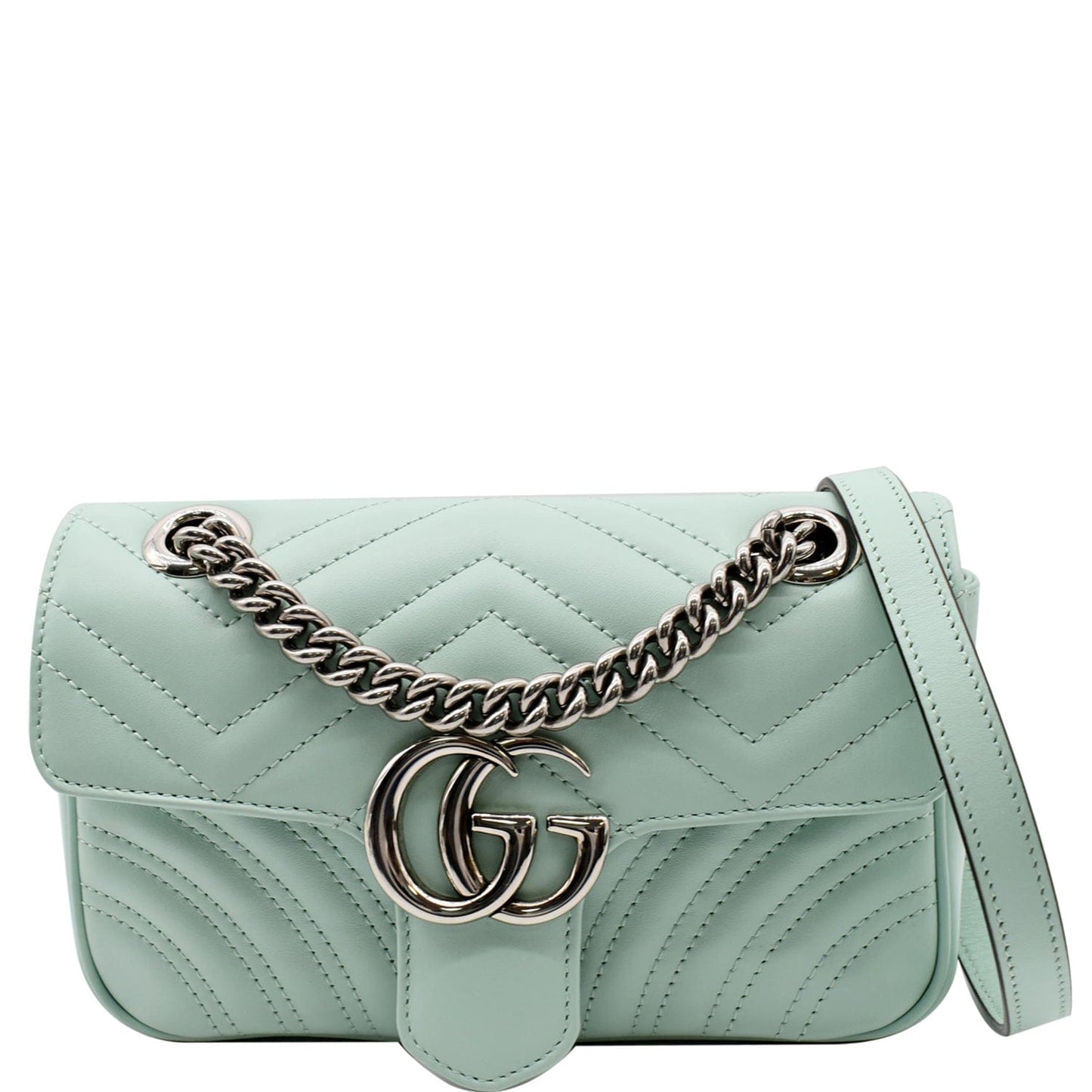 Gucci Marmont Mini Crossbody Bag Bright Leather Matelasse