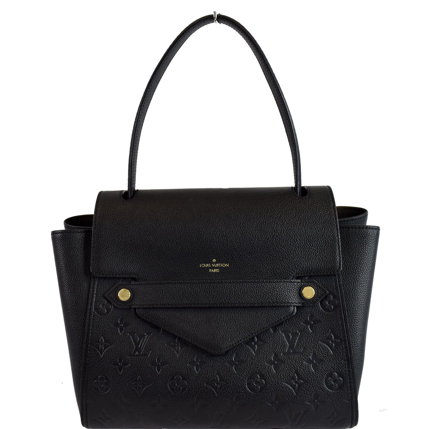 Louis Trocadero Empreinte Shoulder Bag Leather Monogram Bag Black