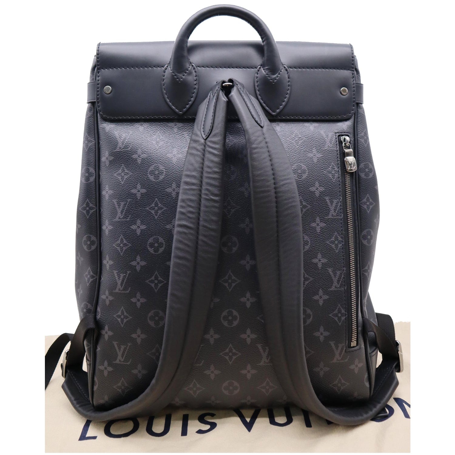 Louis Steamer Eclipse Backpack Bag Monogram Black