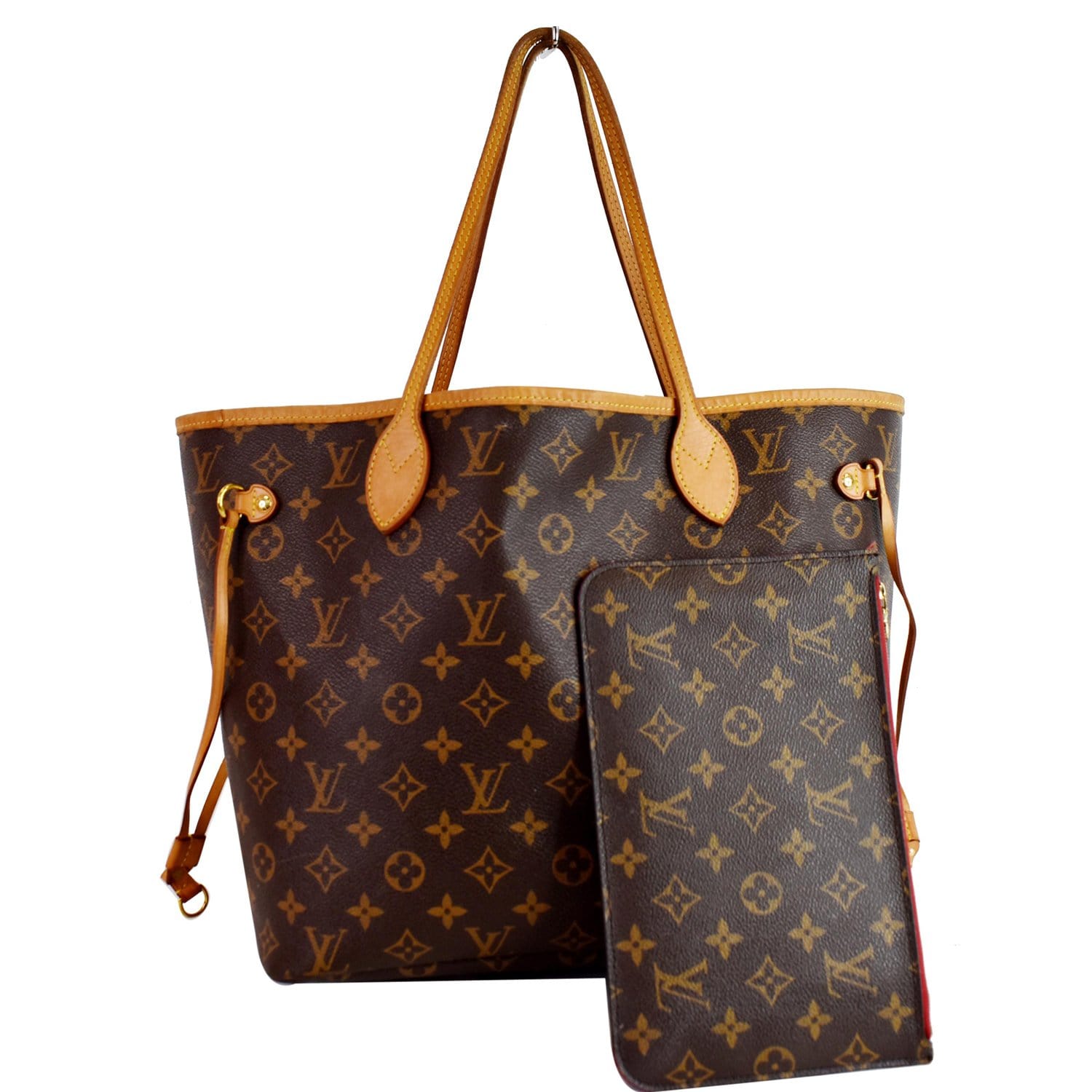 Louis Neverfull Tote Shoulder Bag Canvas Monogram