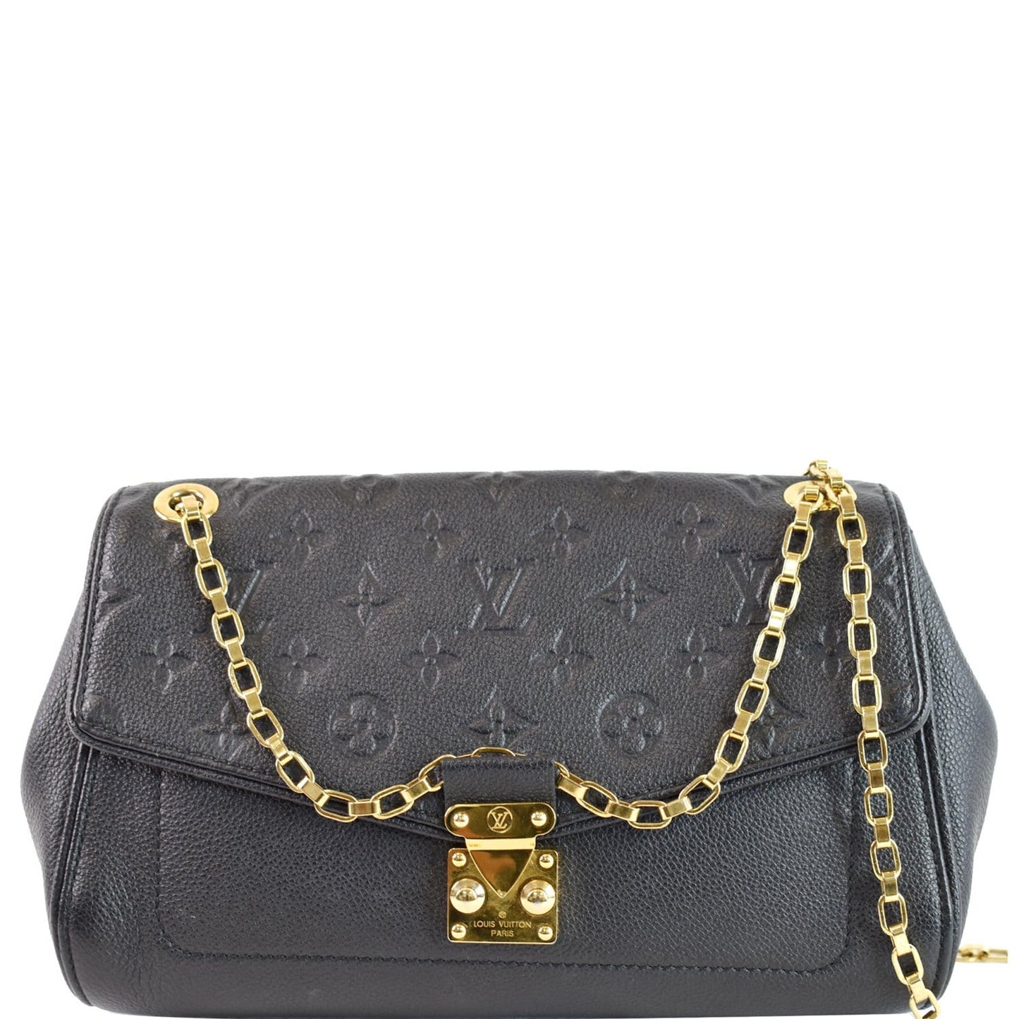 Louis St Germain Mm Empreinte Shoulder Bag Leather Monogram
