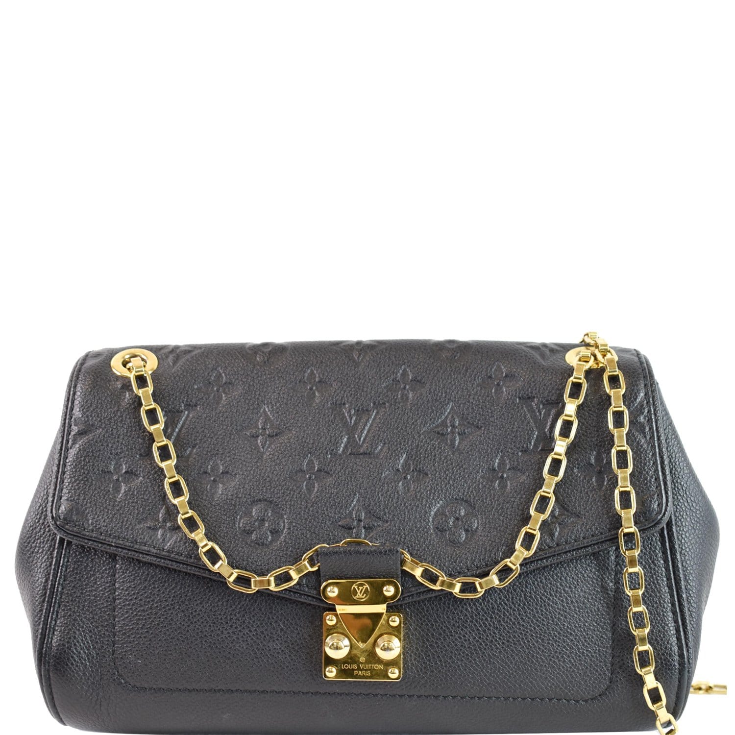 Louis St Germain Mm Empreinte Shoulder Bag Leather Monogram