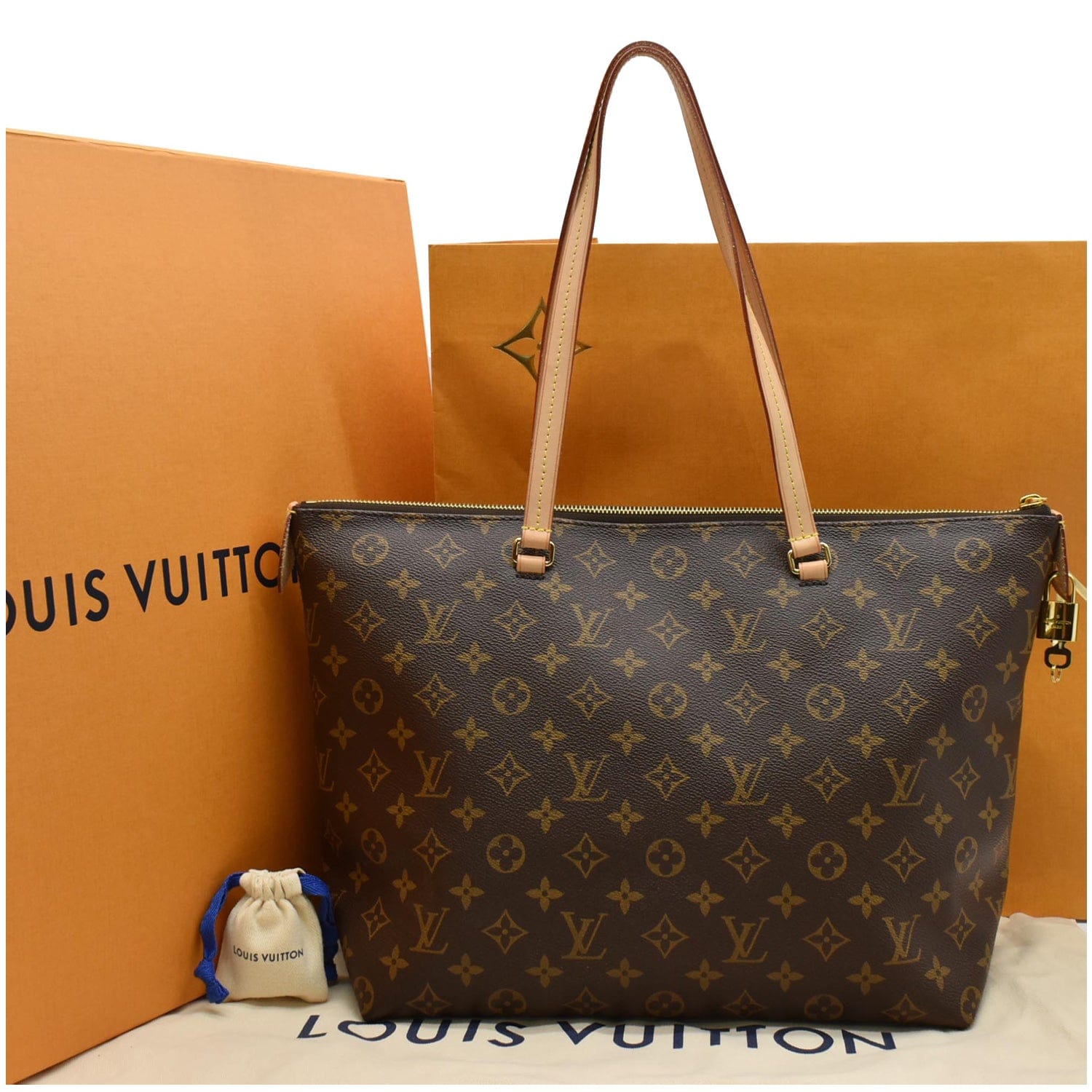 Louis Iena Mm Shoulder Bag Canvas Monogram Brown 2