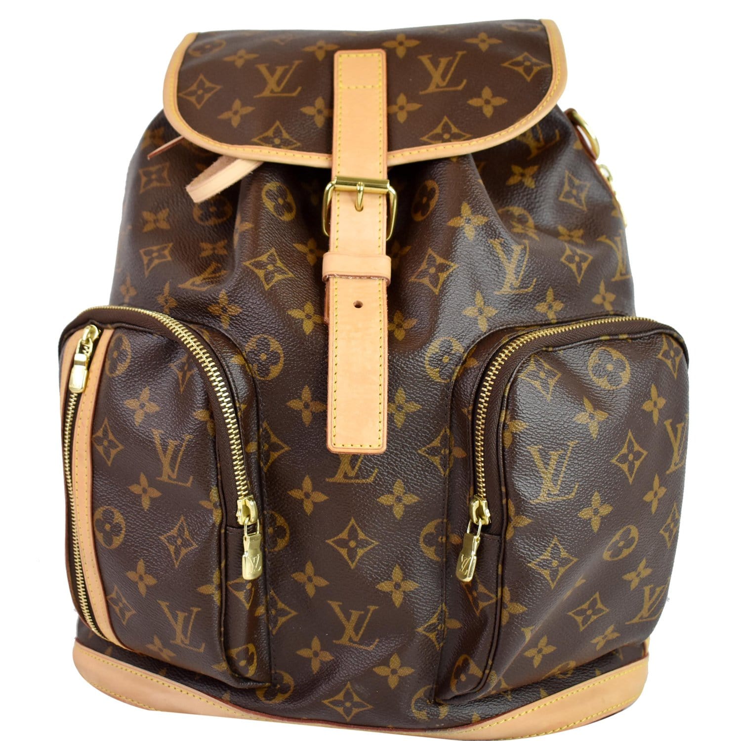 Louis Sac Dos Bosphore Backpack Bag Canvas Monogram Brown 1