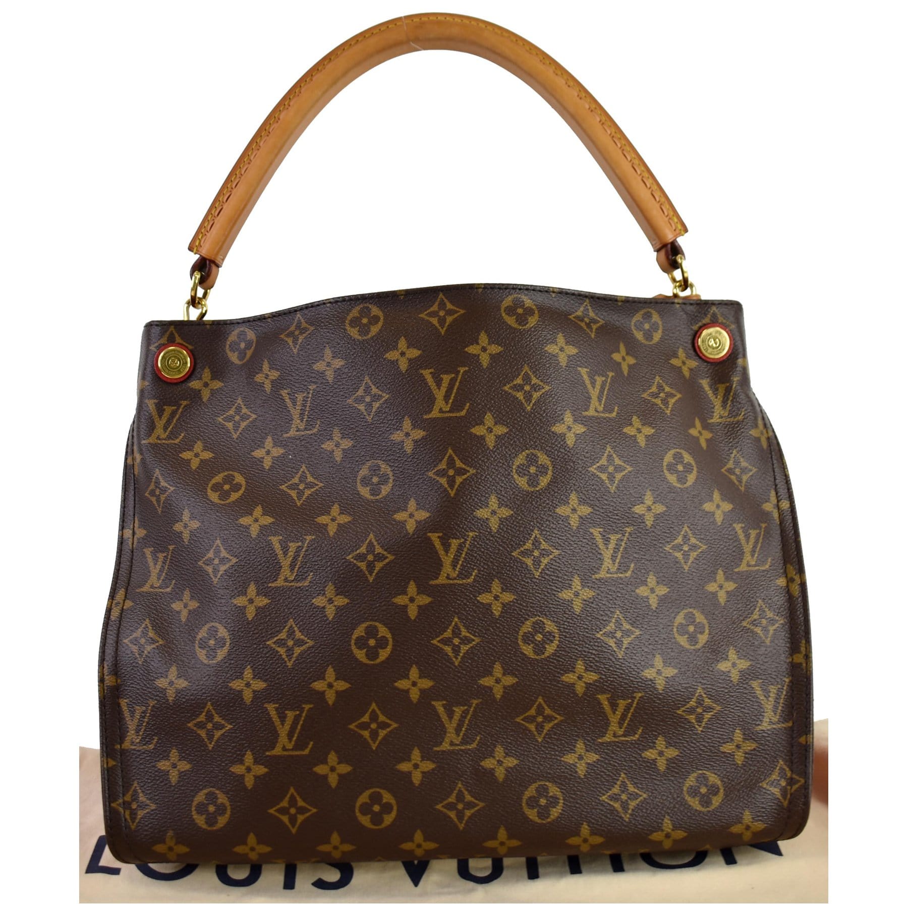 Louis Gaia Shoulder Bag Canvas Monogram