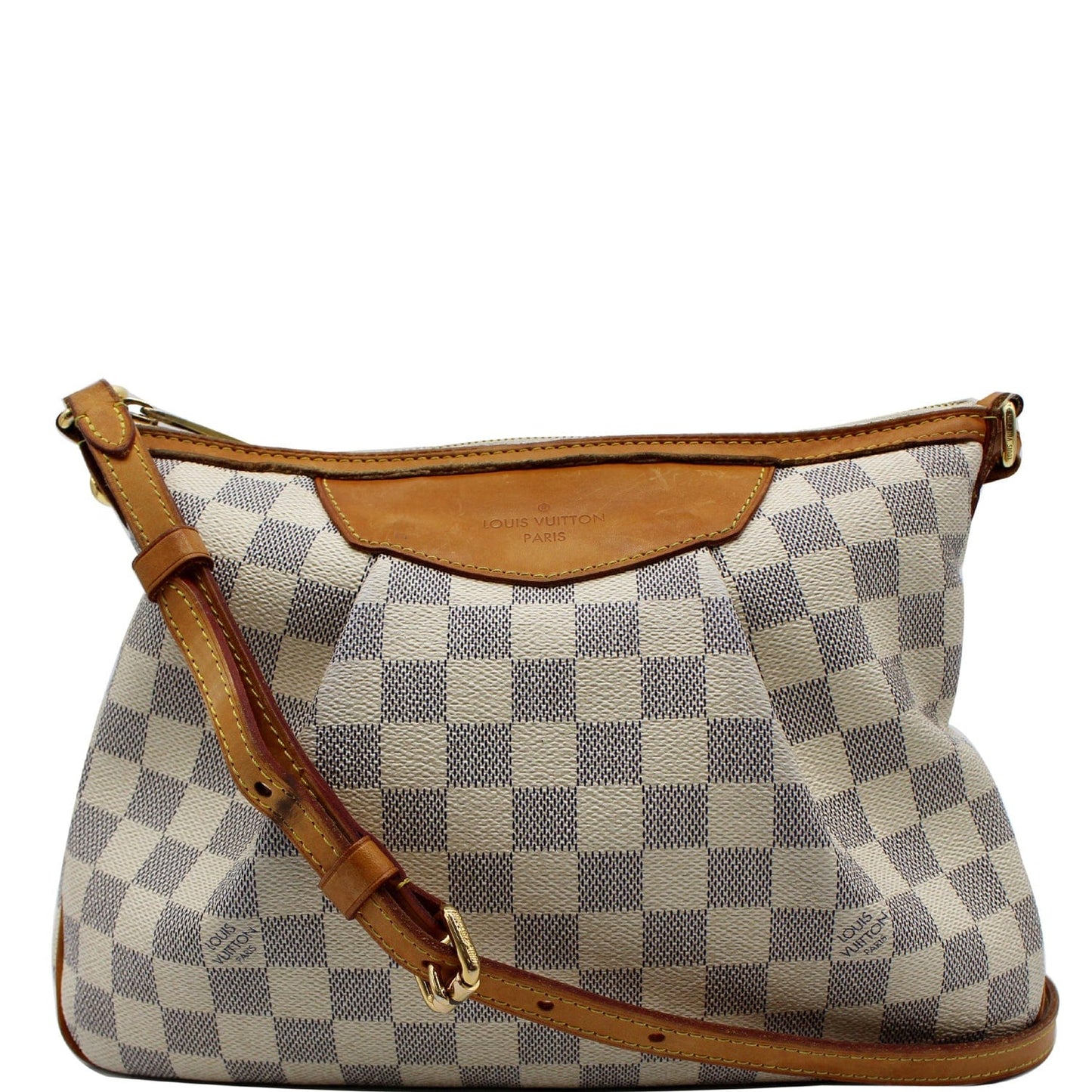 Louis Damier Azur Siracusa Pm Shoulder Bag