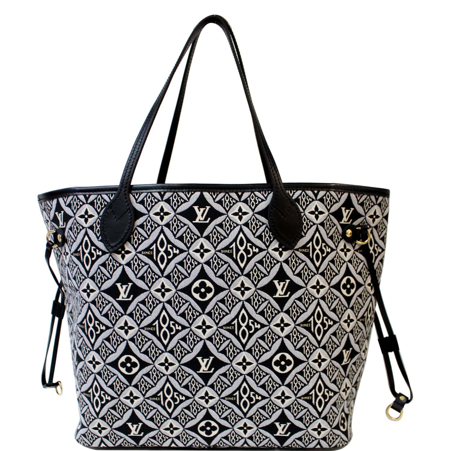 Louis Since Neverfull Mm Jacquard Shoulder Bag Bag Grey