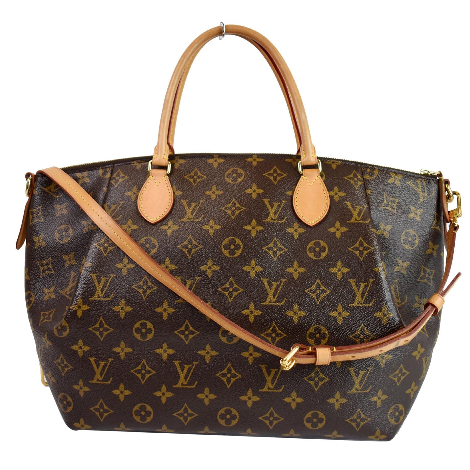 Louis Turenne Gm Way Shoulder Bag Canvas Monogram Brown 4