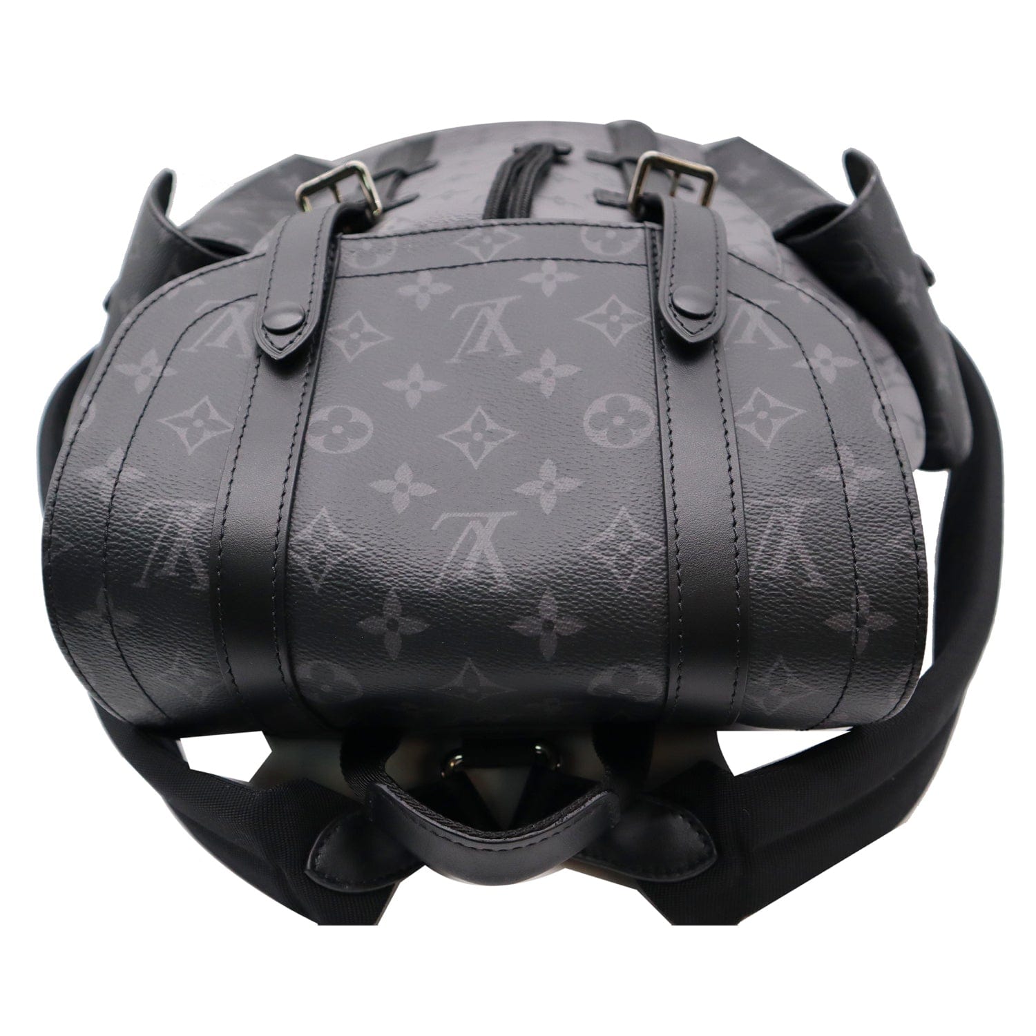 Louis Christopher Pm Reverse Eclipse Backpack Bag Monogram Black