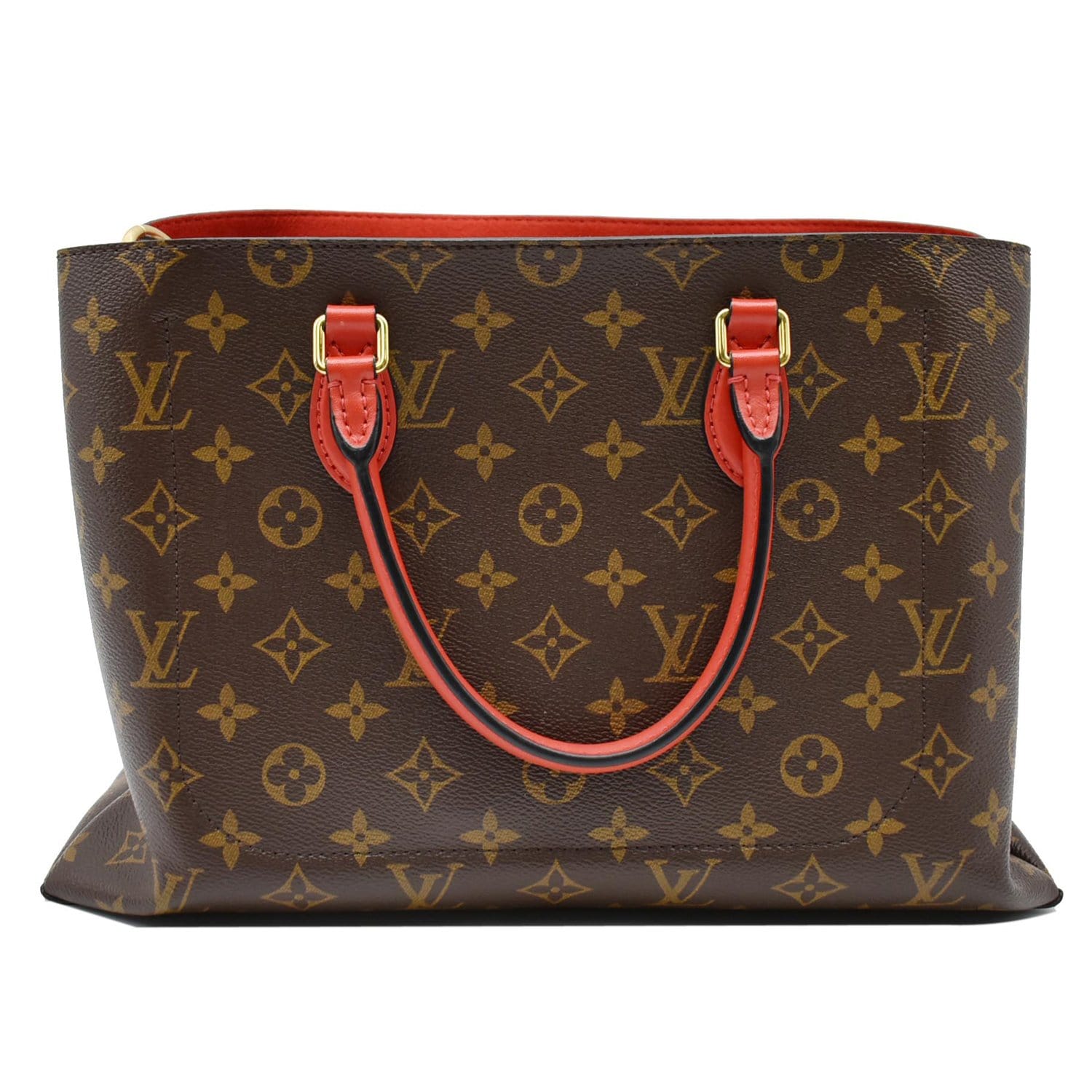 Louis Flower Tote Bag Canvas Monogram