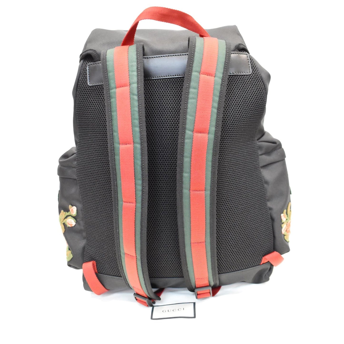 Gucci Techpack Backpack With Embroidery Backpack Bag Black