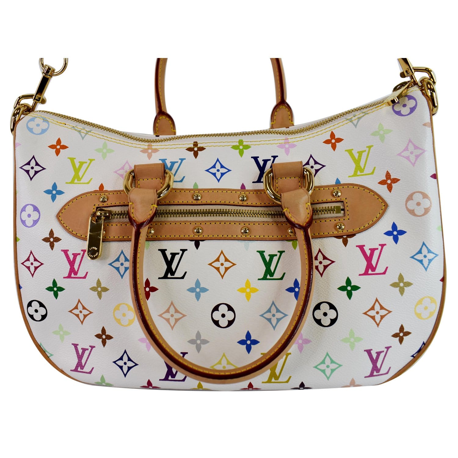 Louis Rita Multicolor Shoulder Bag Monogram White