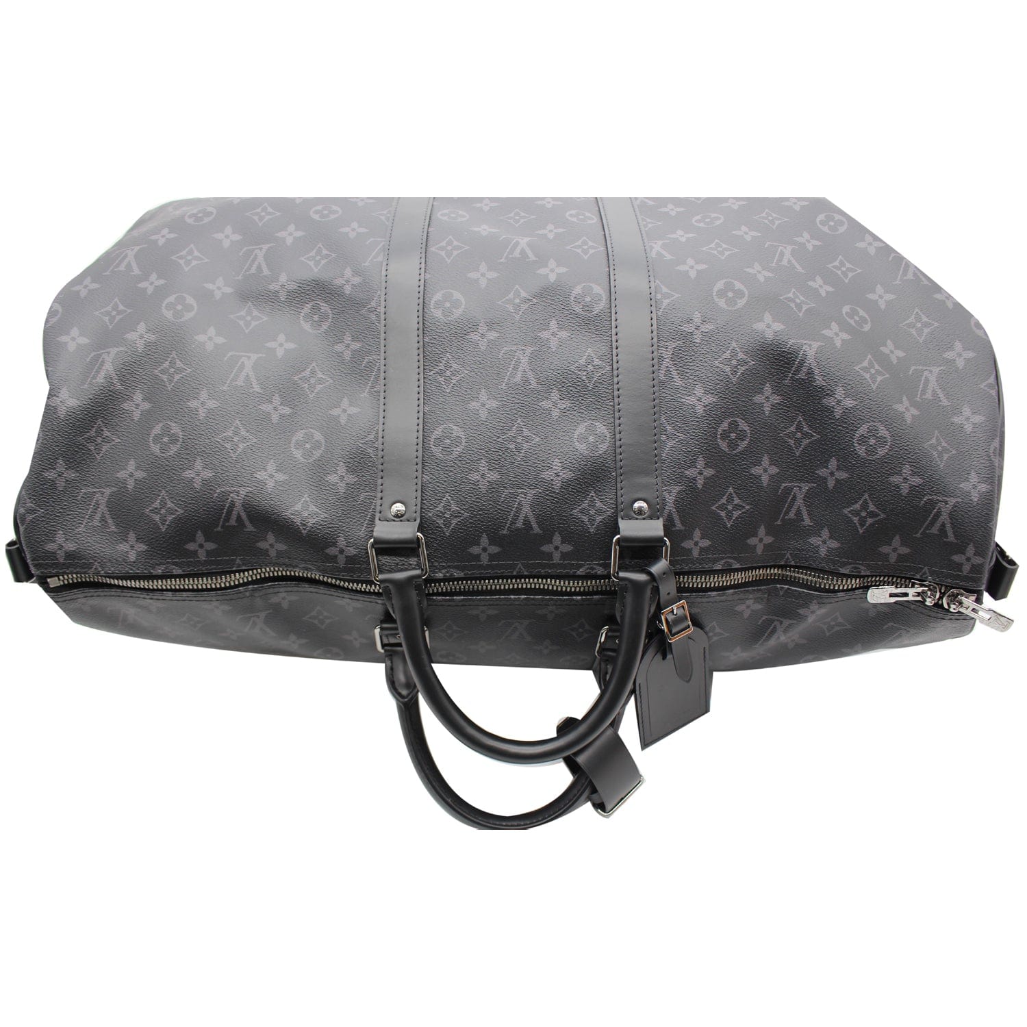 Louis Keepall Bandouliere Eclipse Travel Bag Monogram Black