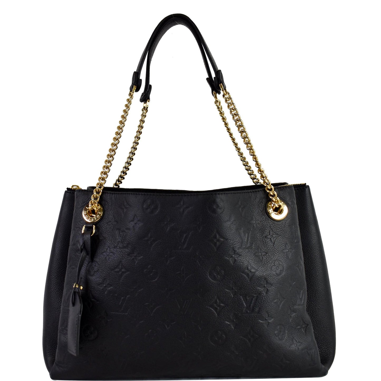 Louis Surene Mm Empreinte Shoulder Bag Leather Black