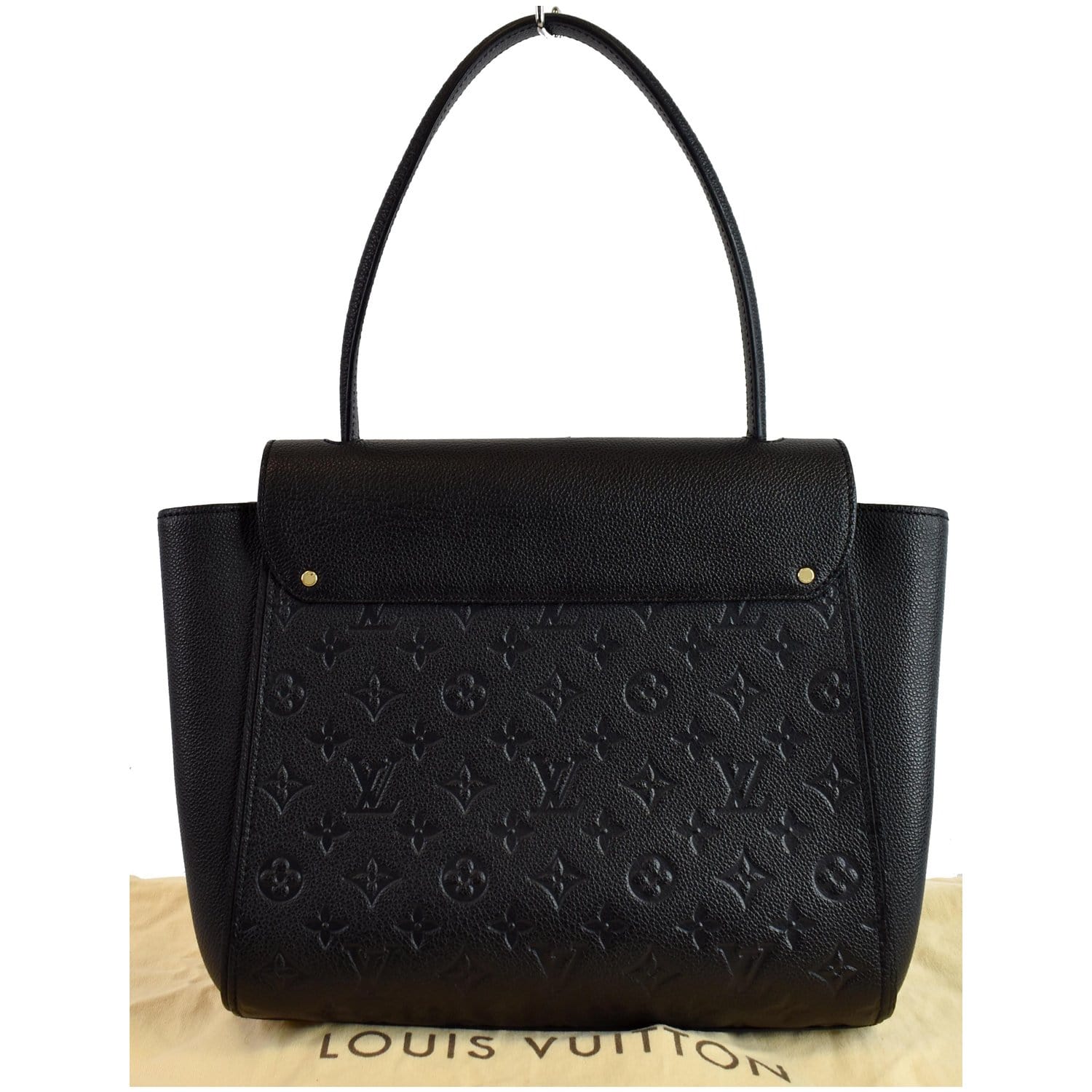 Louis Trocadero Empreinte Shoulder Bag Leather Monogram Bag Black