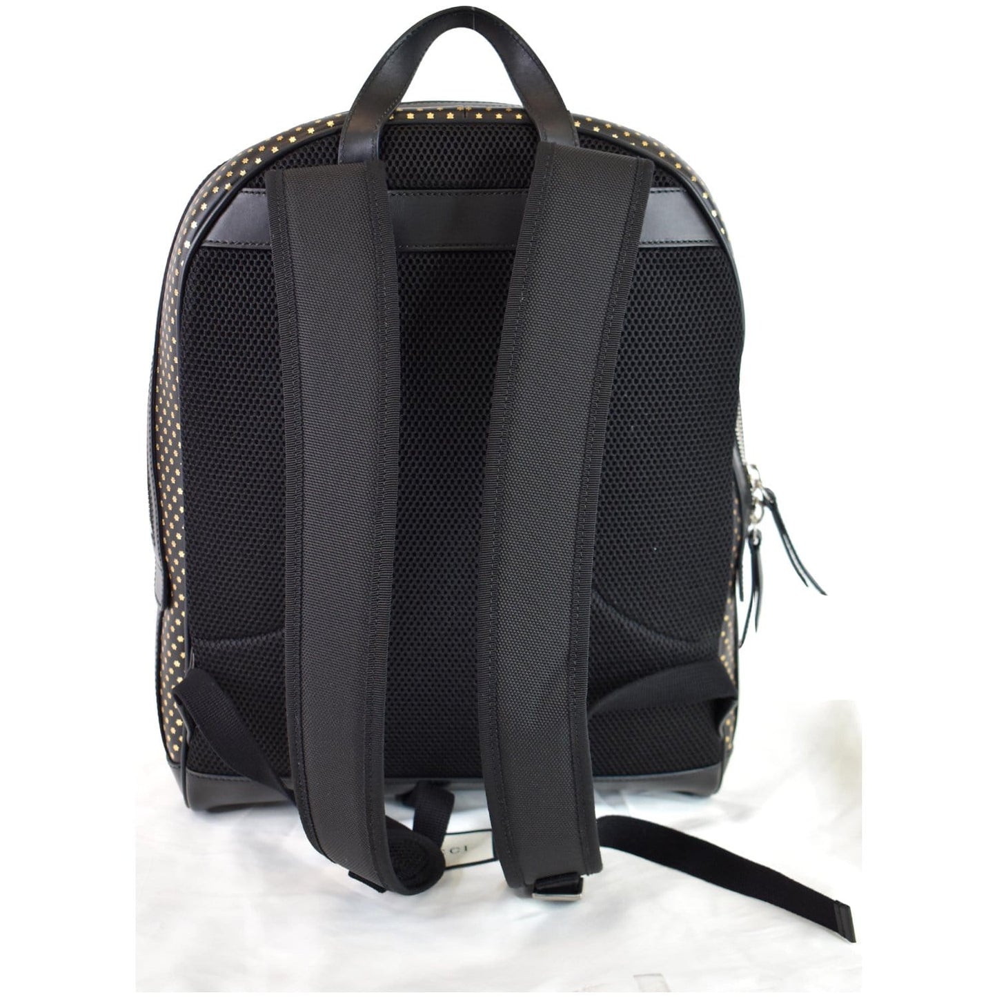 Gucci Guccy Magnetismo Backpack Bag Leather Black