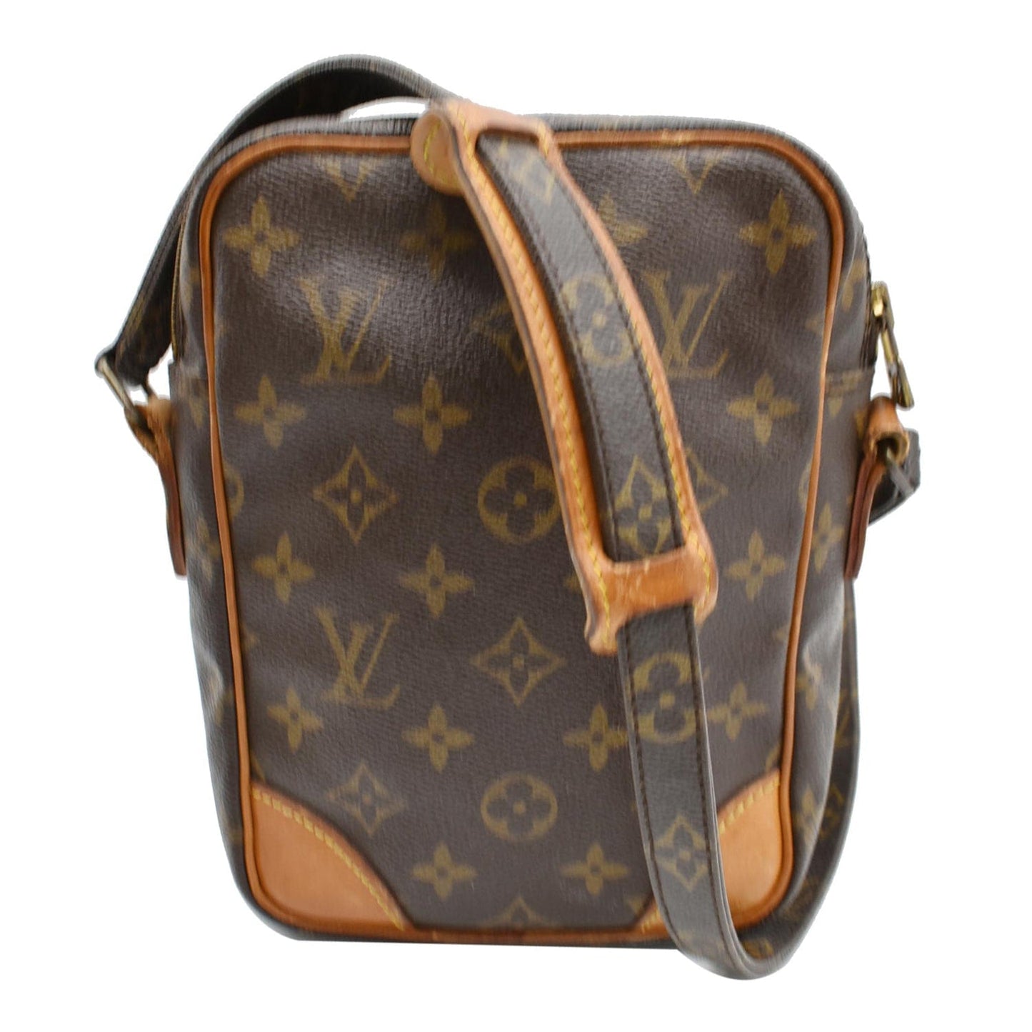 Louis Amazone Crossbody Bag Canvas Monogram Bag Brown