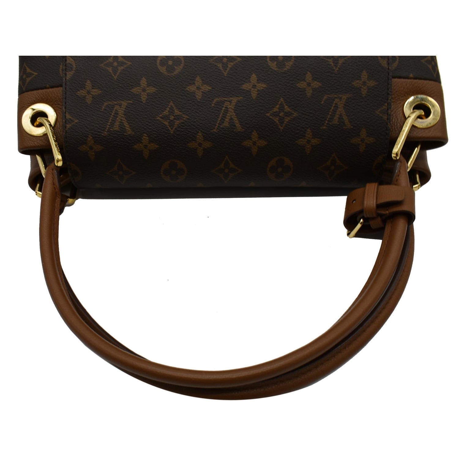 Louis Olympe Satchel Shoulder Bag Canvas Monogram