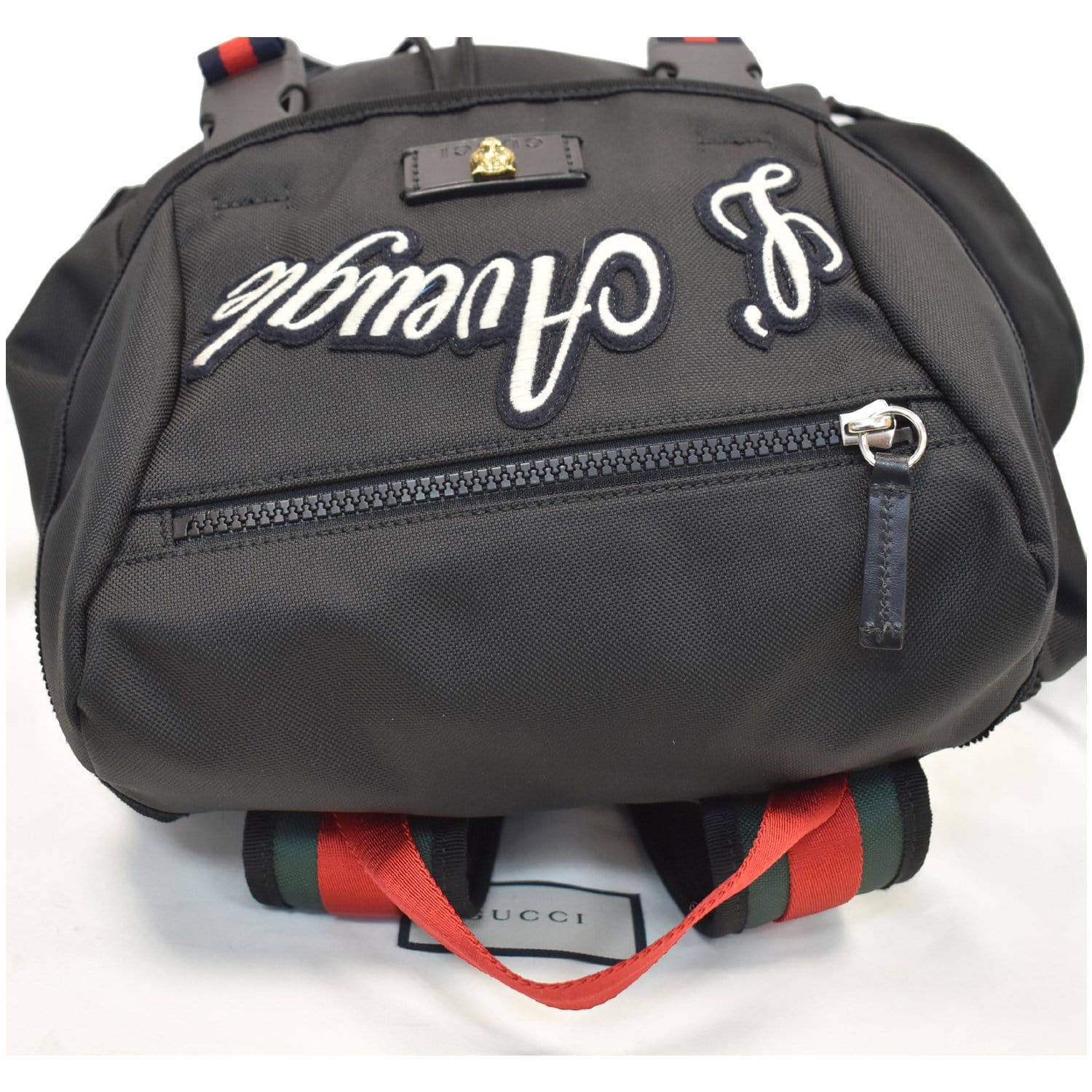 Gucci Techpack Backpack With Embroidery Backpack Bag Black