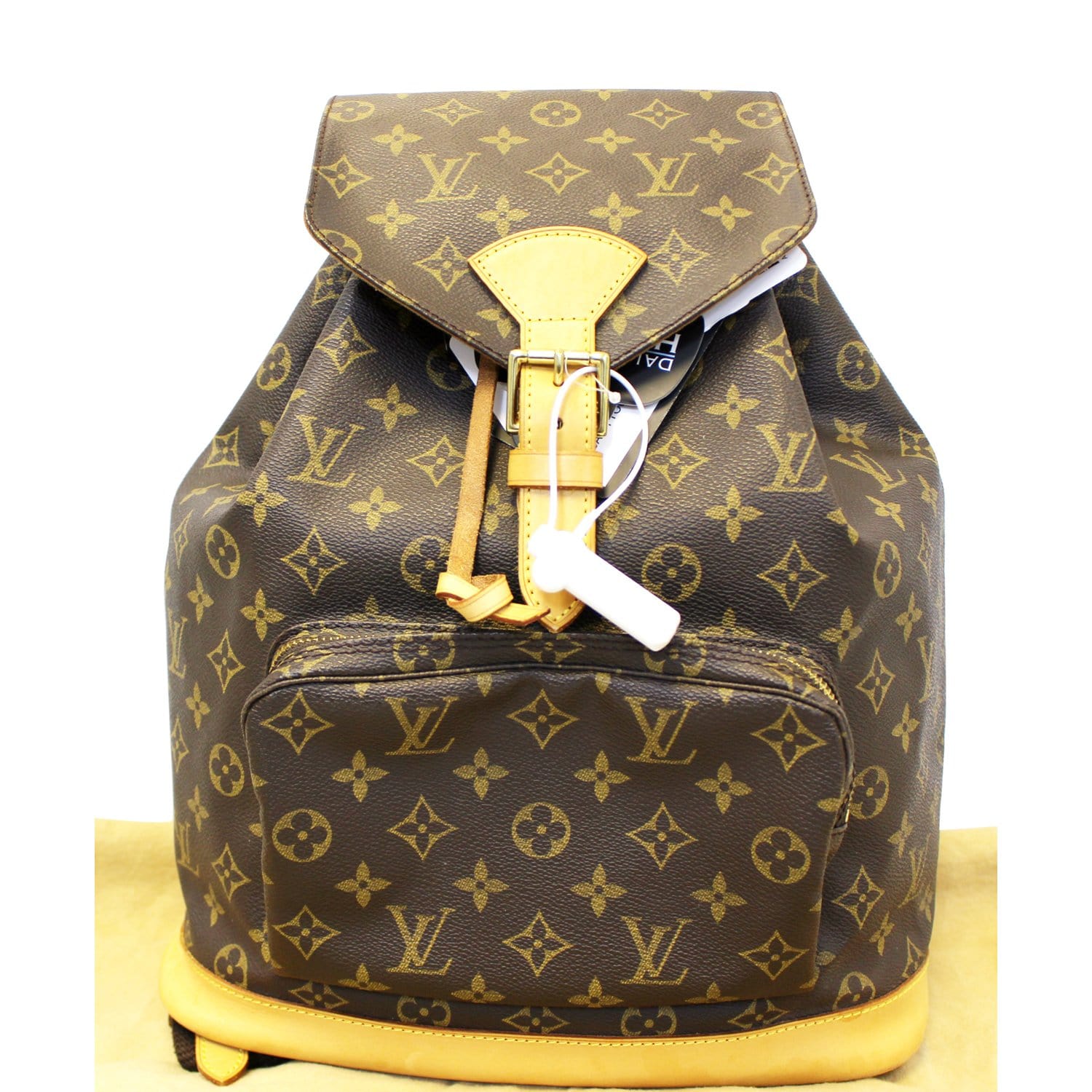 Louis Montsouris Gm Backpack Bag Canvas Monogram Brown E4886