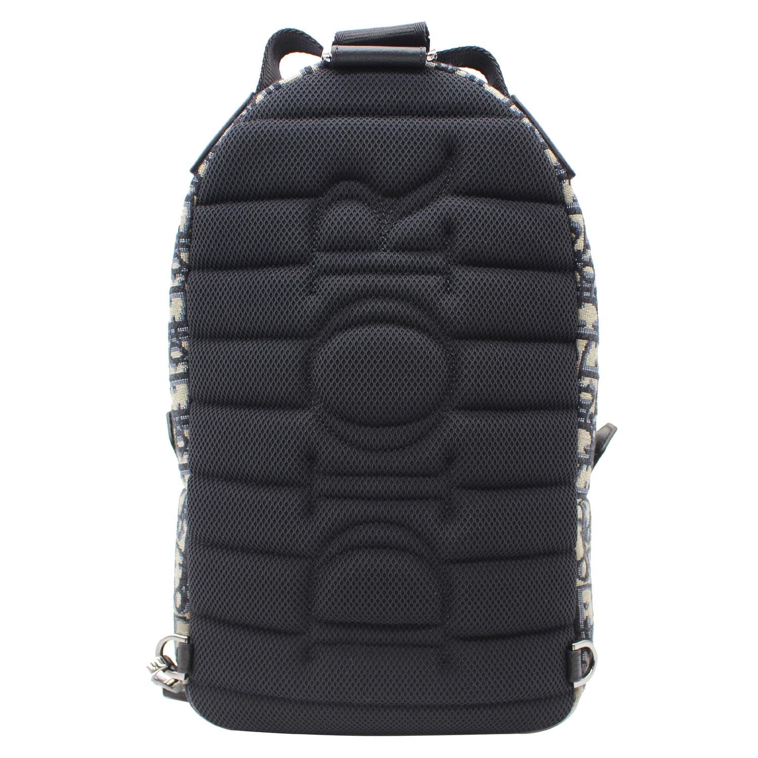 Dior Minin Rider Oblique Jacquard Backpack Beige