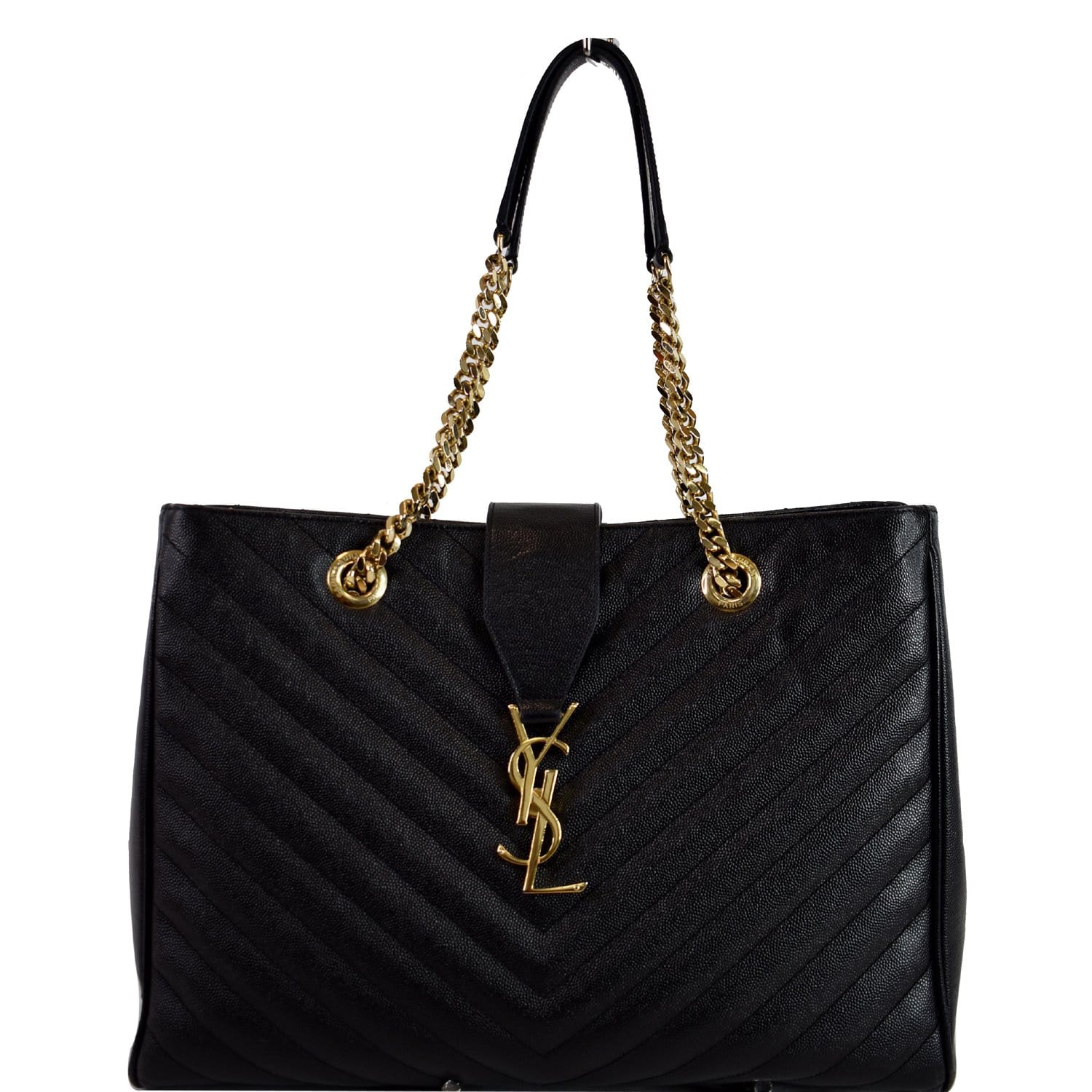 YSL Saint Laurent Saint Shopper Bag Black Tote Bag