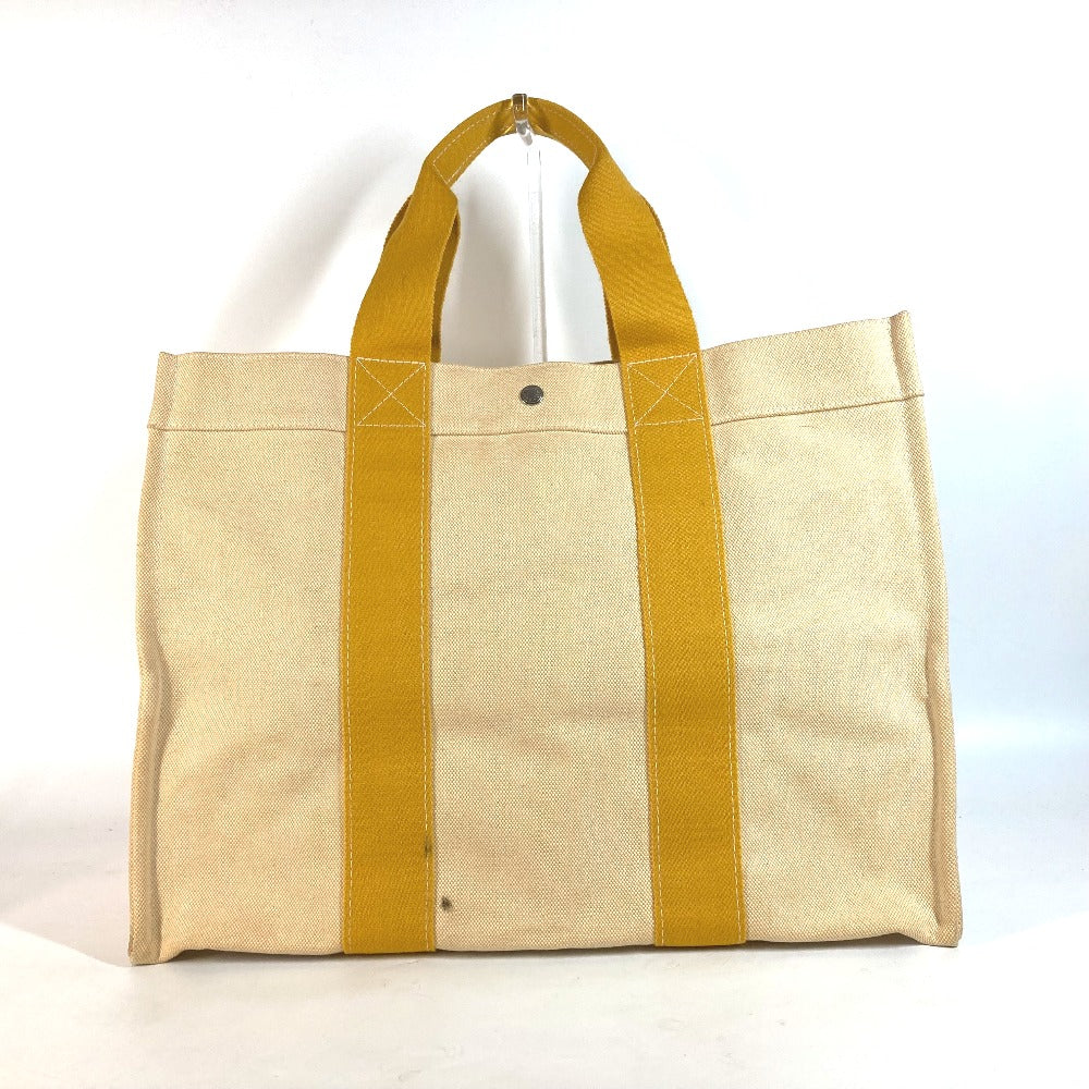 Hermes Shoulder Bag Bora Bora Gm Canvas Yellow