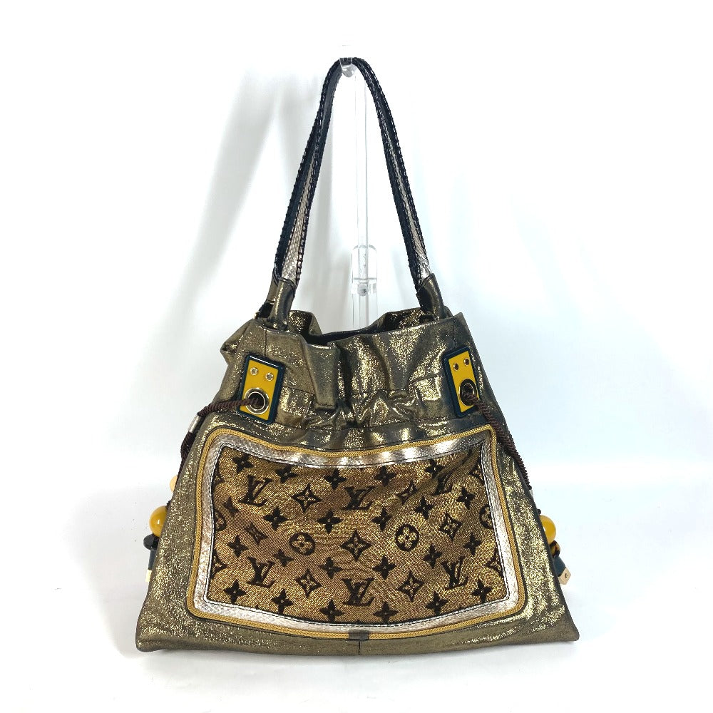 Louis Vuitton M97012 cruise line sunbird Monogram Leather Canvas Gold Shoulder Bag