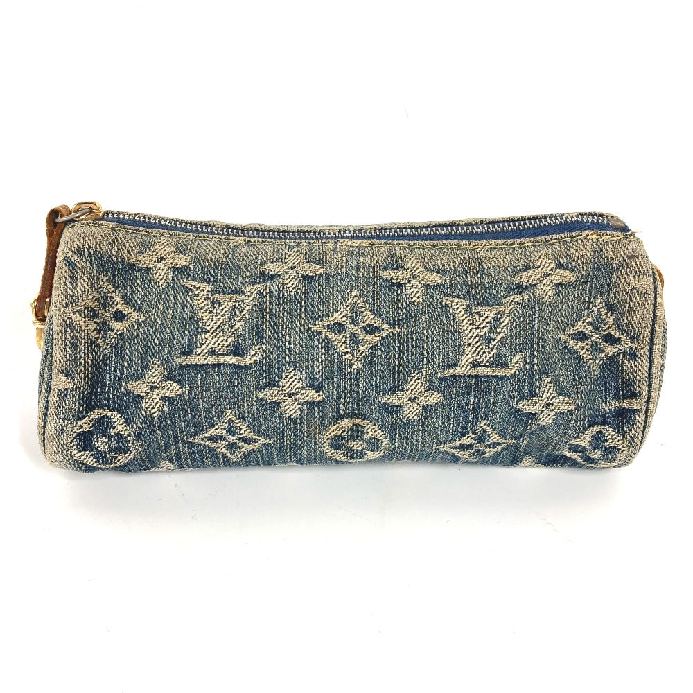 Louis Vuitton Pouch M95081 Truth Speedy GM Monogram Denim Blue Handbag