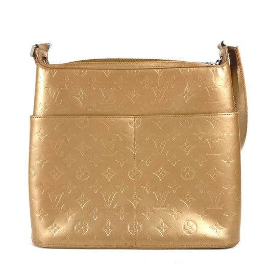 Louis Vuitton M55167 mat Sutter Monogram Leather Beige Shoulder Bag
