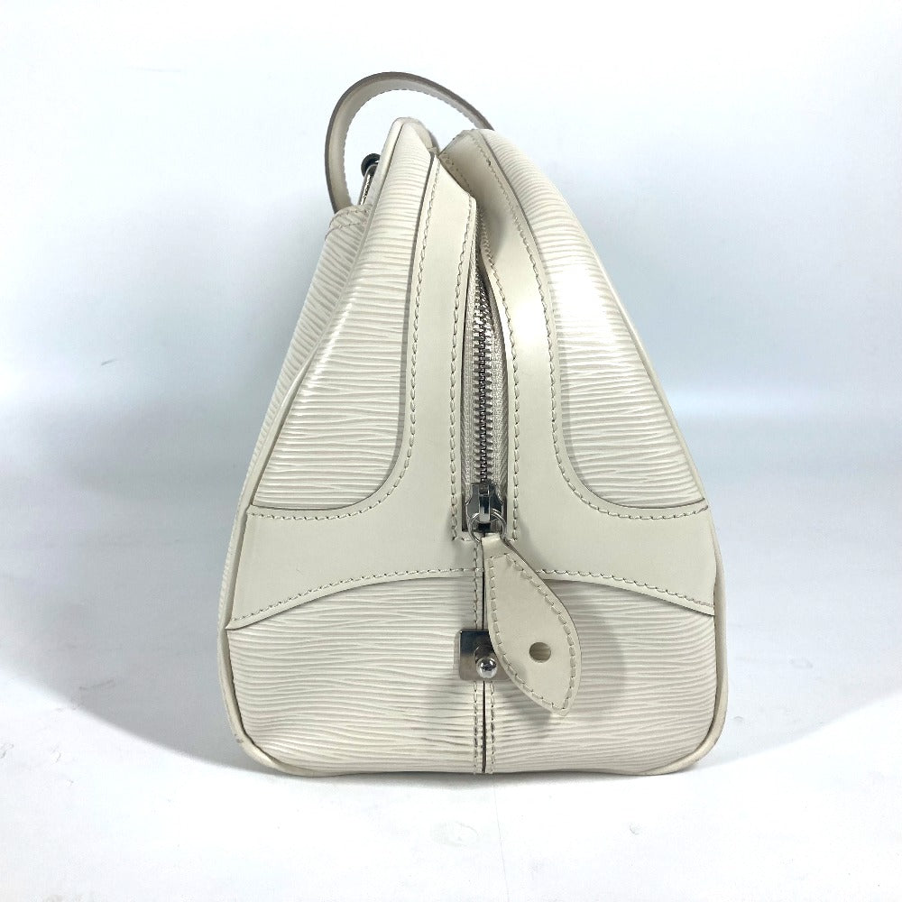 Louis Vuitton M5931J Epi Bowling Montaigne Leather White Handbag
