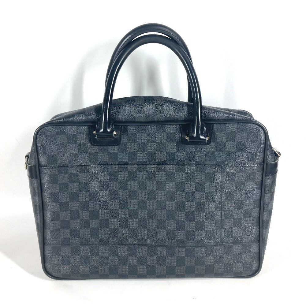Louis Vuitton Business N23253 Damier Grafitto Damier Canvas Black Handbag