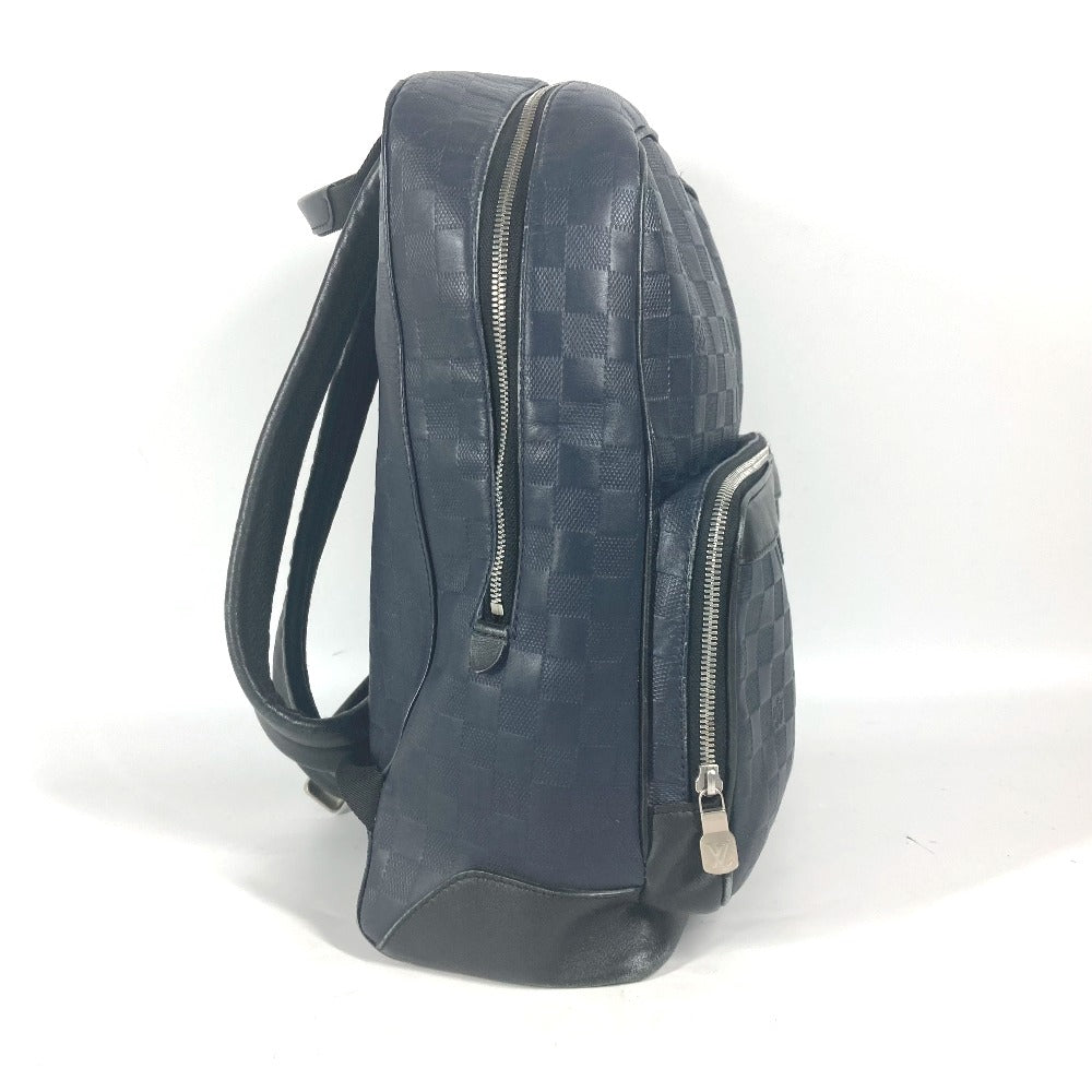 Louis Vuitton Backpack N40091 Damier Anfini Damier Leather Navy