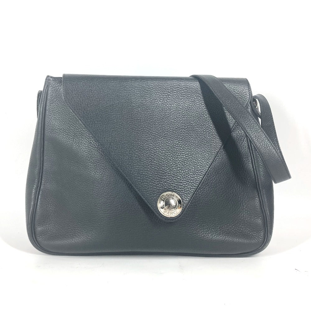 Shoulder Bag Serie Christine Unisex(Unisex) Leather Black