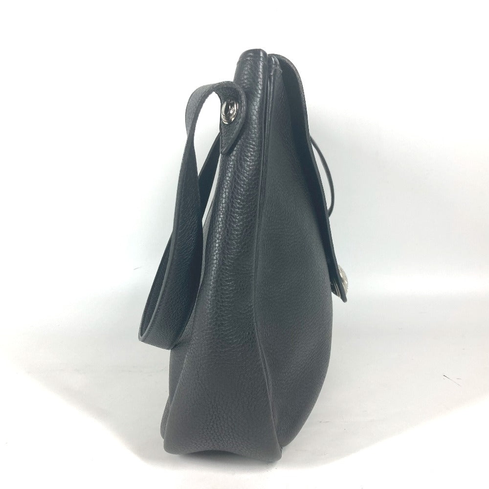Shoulder Bag Serie Christine Unisex(Unisex) Leather Black