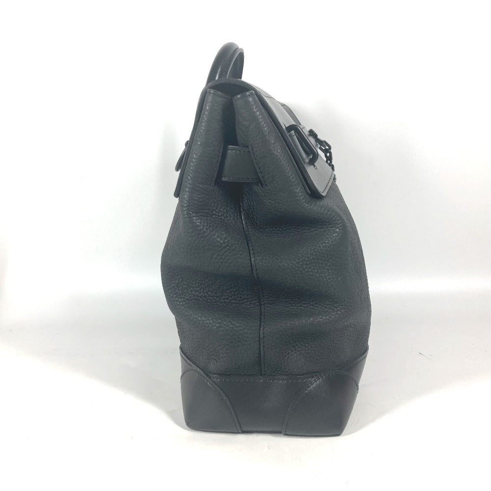 Louis Vuitton M55701 Taurillon Clemence Steamer PM Monogram Leather Black Shoulder Bag