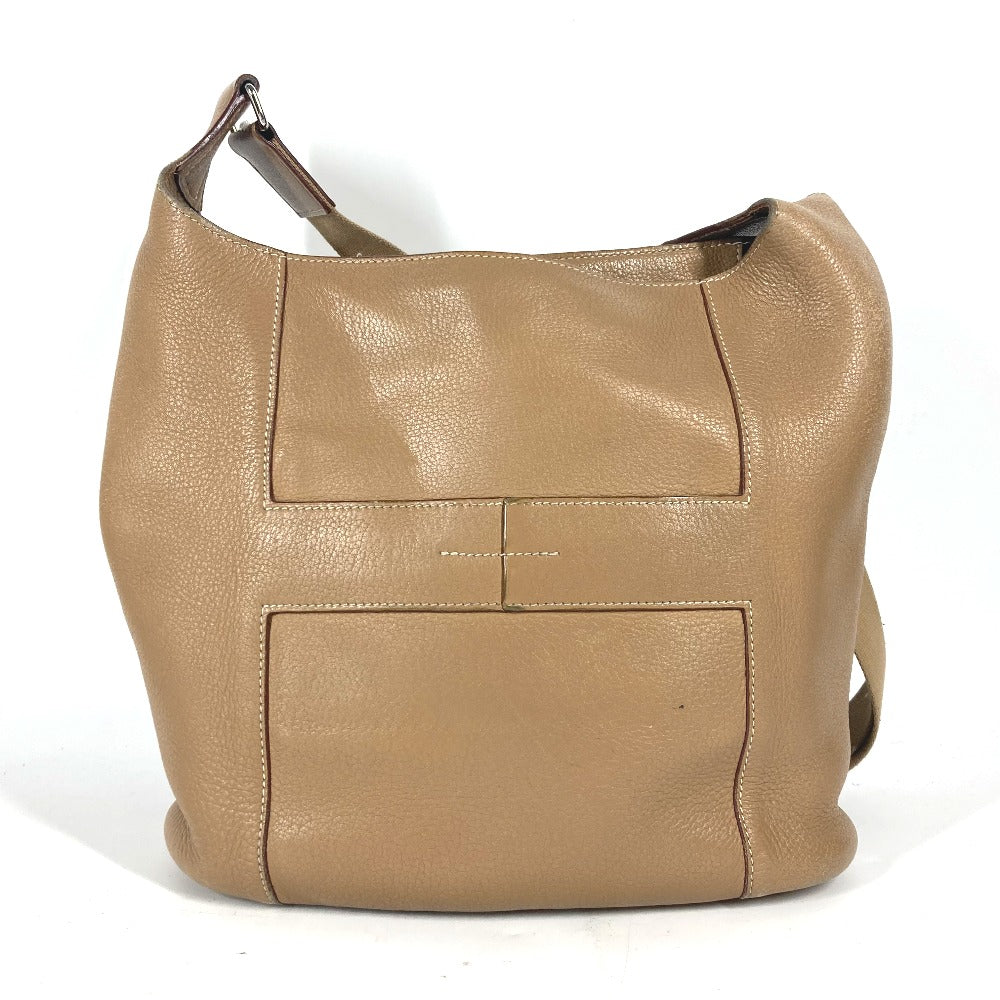 Hermes Shoulder Bag Good News Pm Women Leather Beige