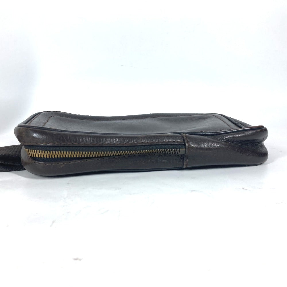 Louis Vuitton Sling M92535 Utah Sui Leather Brown Crossbody Bag