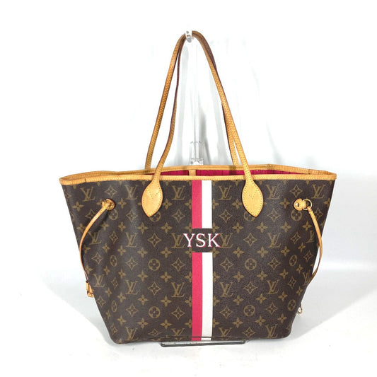Louis Vuitton M41178 Neverfull MM Monogram Canvas Pink Shoulder Bag