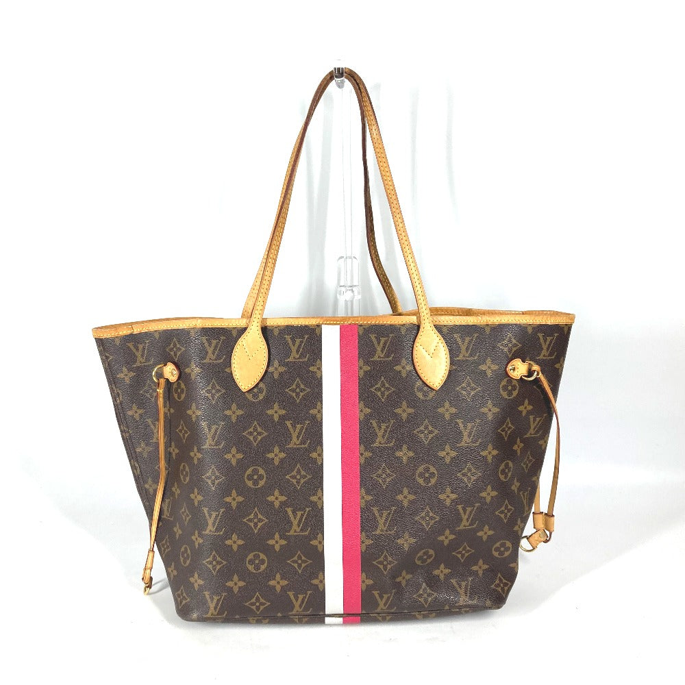 Louis Vuitton M41178 Neverfull MM Monogram Canvas Pink Shoulder Bag