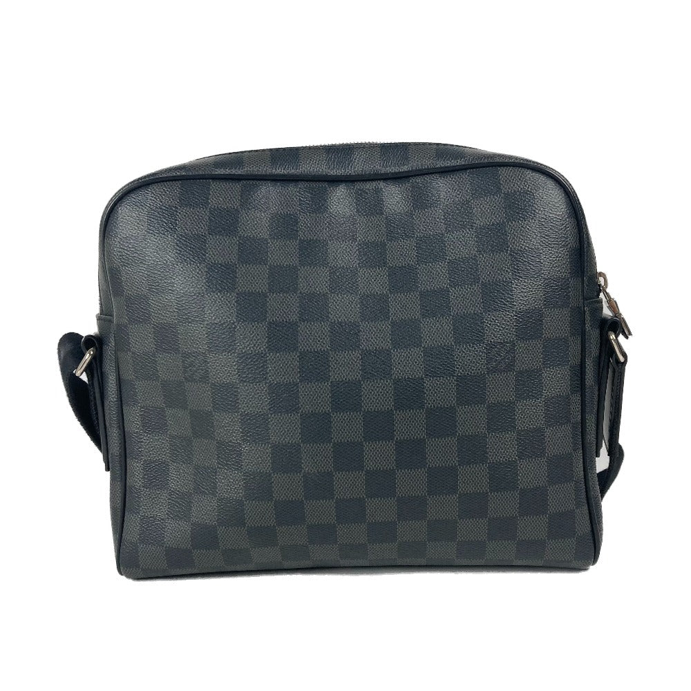 Louis Vuitton N41408 Damier Grafitto Damier Grafitte Canvas Black Shoulder Bag
