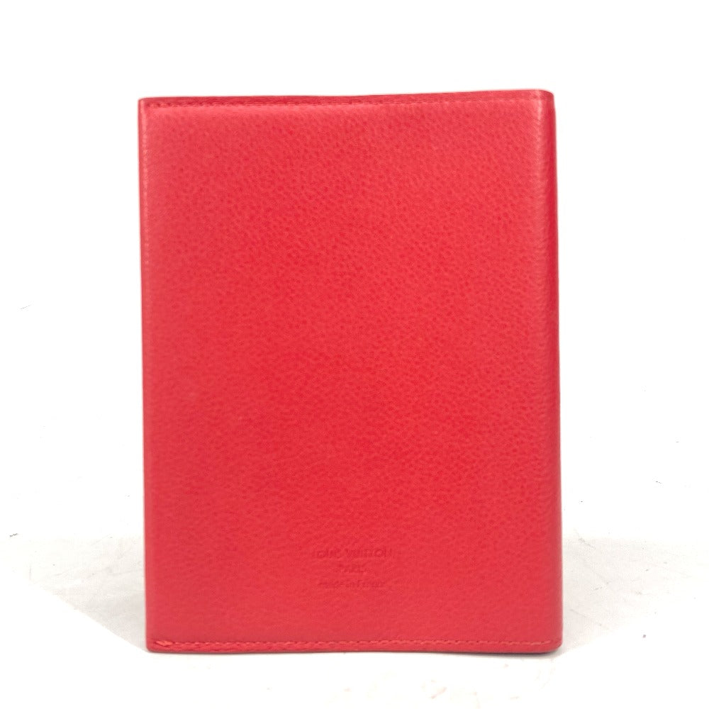Louis Vuitton Notebook cover M58151 Veau Cashmere Leather Red Handbag